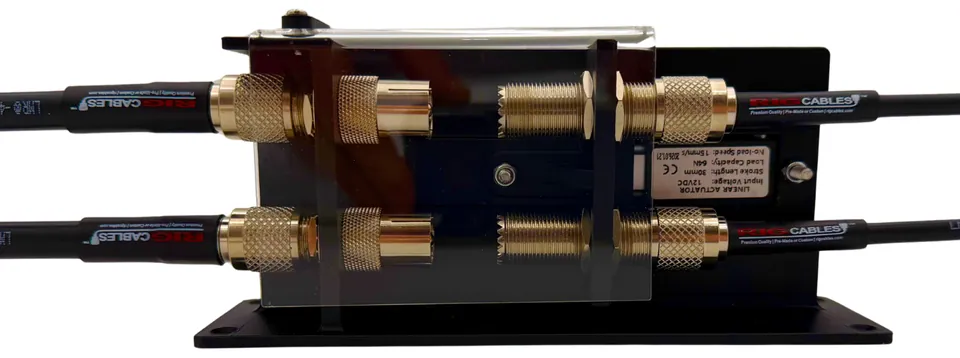 Rig Isolator Auto with two coax lines connected