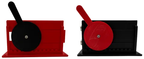 Rig Isolator Manual, back view showing the manual levers